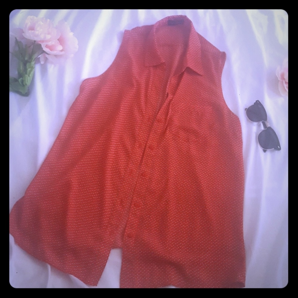 THE LIMITED button blouse tank